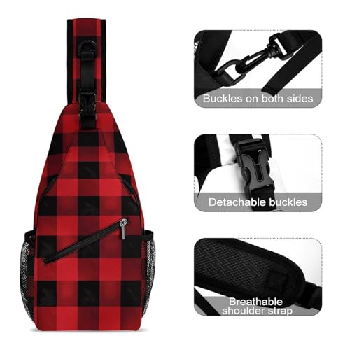 Bolso bandolera deportivo para senderismo 38x20cm miniatura 3