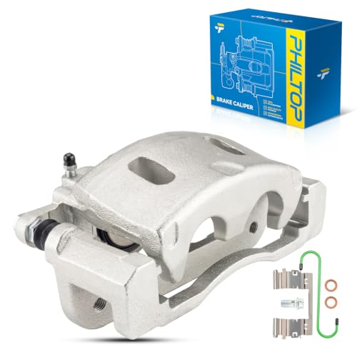 Image of PHILTOP Front Left Brake Caliper for 2008-2018 Chevrolet Silverado 1500 | Fit for 2008-2018 GMC Sierra 1500, 2008-2020 Chevrolet Tahoe, 2008-2020 GMC Yukon, 2015-2020 Chevrolet Suburban, 18-B4919A