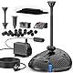 Biling 2500 l/h Teichfilter mit UV Klärer, 40W Teichfilter Komplettset mit Pump, Teichpumpe mit Filter Set zur Teichreinigung Wasserpflege bis 4000L Gartenteich Pool Outdoor schöne Wasserlandschaft