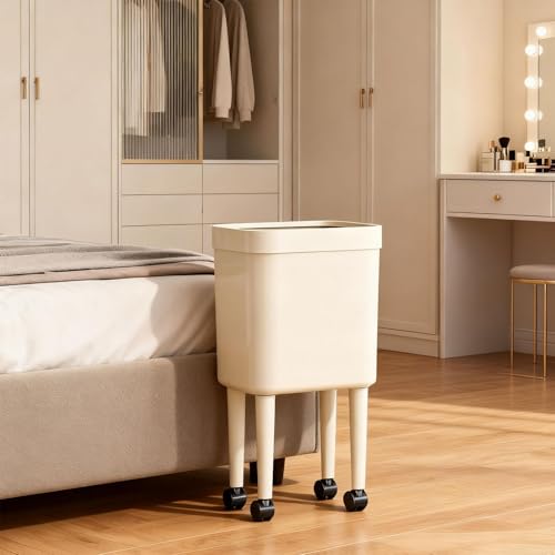 Basurero Fenteer con ruedas grande y resistente miniatura 4