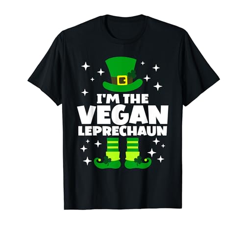Funny Irish Vegan Leprechaun Happy St Patricks Day Ireland T