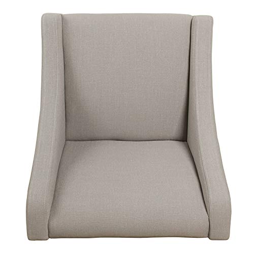 Image of HomePop Classic Swoop Arm Accent Chair - Sand Dune