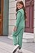 blibean Girls Fall Clothes Sets Girl Fashion Sweatsuit Outfits Tween Kids School Lounge Sweat Suits Shirts Tops Teen Jogger Matching Clothing Ropa Niña Size 4-5 Years Old Christmas Green