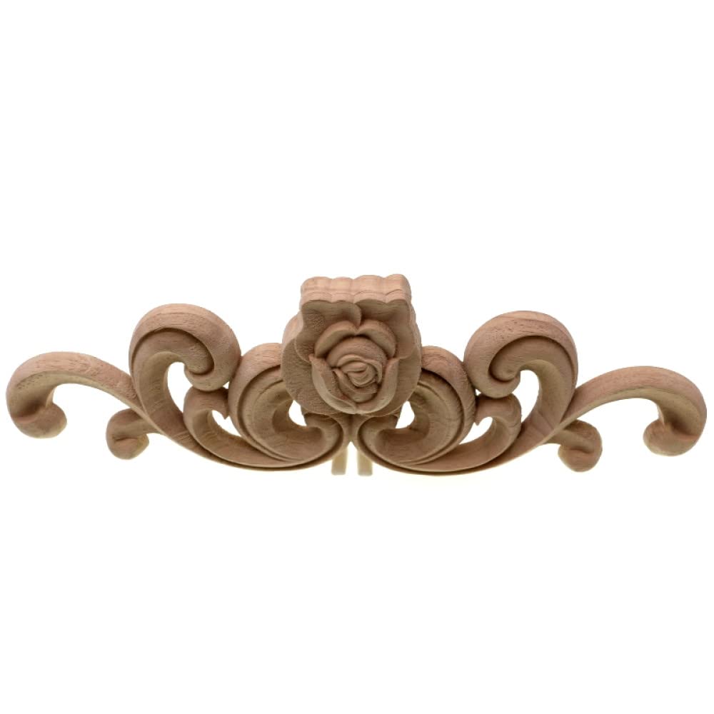 Sculpture rétro en bois LVTFCO pour décoration de porte et moulure murale
