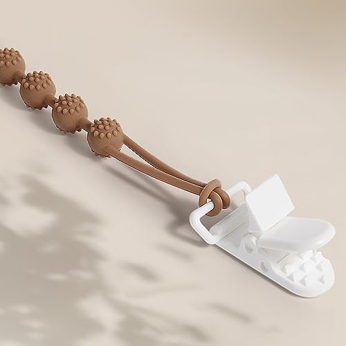 Eascrozn DG-001 Baby Pacifier Clip, 6 Pack Silicone Pacifier Holder thumb #1