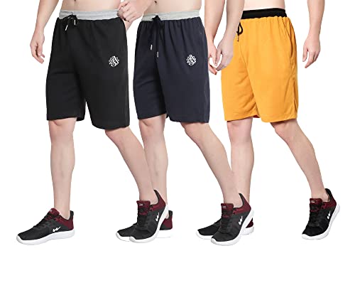 Image of OORA Men's Plus Sizes Cotton Shorts M to 5XL, 28 to 48 Inches Waistline