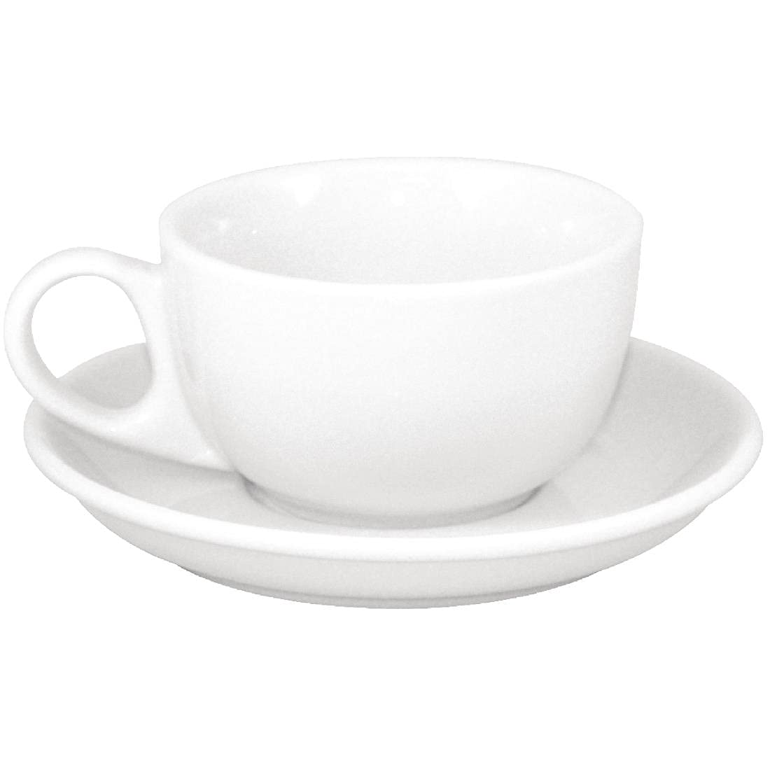 Athena HotelwareCappuccino Cups and Saucers (Pack of 48)