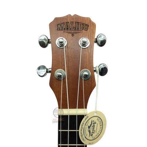 Ukulele Soprano Eletrico Sapele Malibu 21 Capa Cordas Aquila