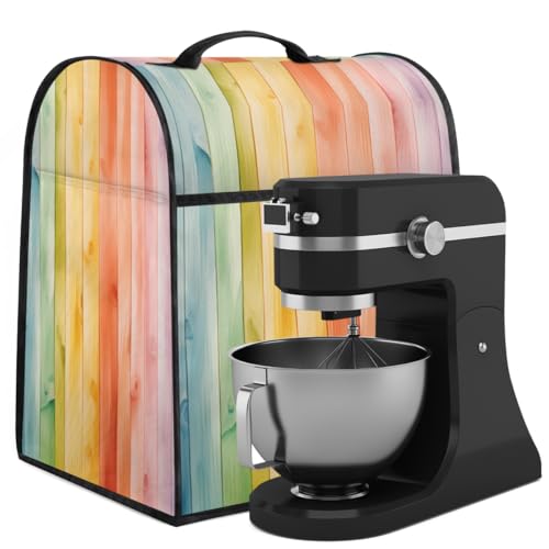Coffee Maker Cover Colorful Wood Summer Kitchen Appliance Covers Small Appliance Covers Blender Cover Juicer Cover Dust Covers for Kitchen Appliances with Top Handle and Pockets,Washable,B770