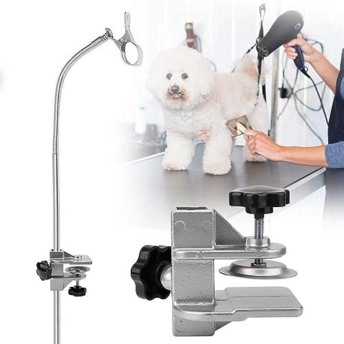 Pince de bras de table de toilettage KLUFO pour bloquer la barre et stabiliser le séchage