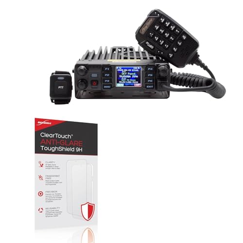 BoxWave Screen Protector Compatible with Anytone AT-D578UV - ClearTouch Anti-Glare ToughShield 9H (2-Pack), Anti-Glare 9H Tough Flexible Film Screen Protector