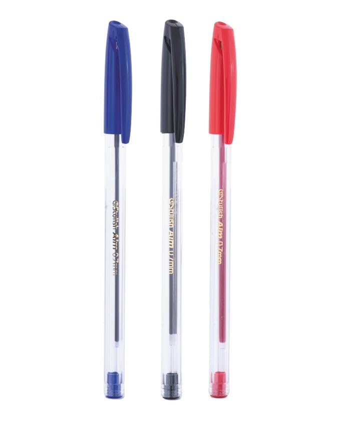 Stylish Aim Ball Pen | Hexagonal Scratch Resistant Body | Stress Free ...