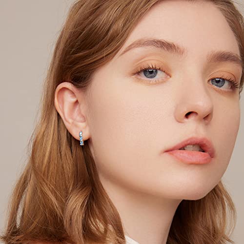 Boucles d'oreilles en argent 925 et opale bleue : le cadeau idéal
