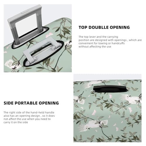 Travel Luggage Cover - Cute Parrot No.20002 Washable Suitcase Covers Protector Fits 18-32 Inch Luggage3