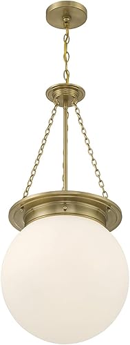 Miniatura 4 de Savoy House 7-3901-3-322 Manor Colgante de cristal de ópalo blanco tradicional tradicional moderno, 3 luces 180 vatios totales, 31 pulgadas de alto