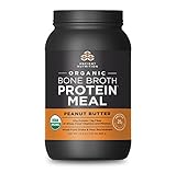 Ancient Nutrition Organic Bone Broth Protein Meal, Peanut Butter Flavor, 15 Serving Size - Organic,...