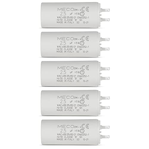 Kondensator 2.5 µF Speziell für SOMFY-Rollläden Motor 6 Nm mit kleinem Anschluss 2,8mm - GARANTIE 1 Jahr (5)