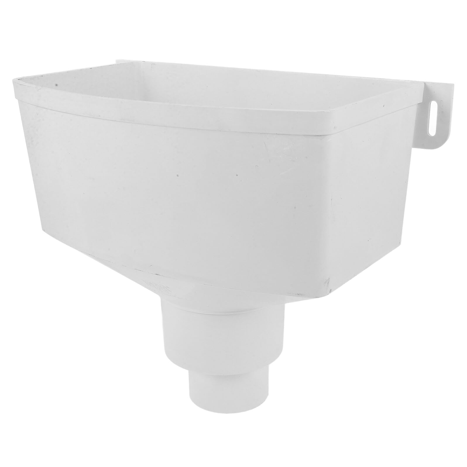 Conector de Bajante PVC Blanco para Canalón, 75 y 110mm, Doble Uso