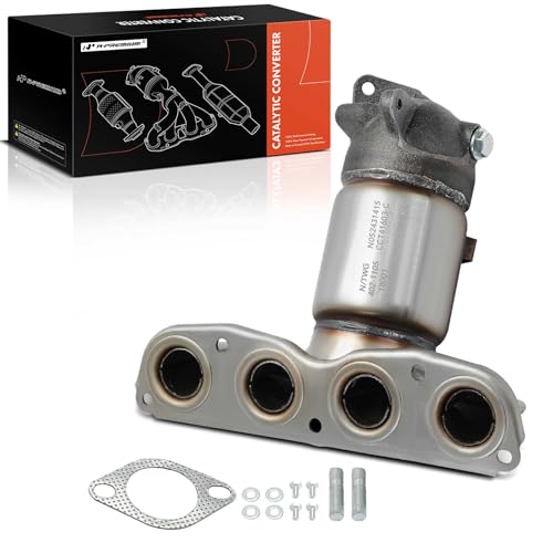 A-Premium Front Exhaust Manifold Catalytic Converter with Gasket Kit Direct-Fit Compatible with Hyundai Elantra 2017-2020 & Kia Forte 2017-2018, 2.0L, E.P.A. Compliant