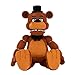 Five Nights at Freddy’s 14” Poseable Sound Freddy Fazbear Plush - 5 Sounds, 1 Song Clip, and Glow-in-The-Dark Eyes - Ages 8+