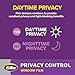 Gila Privacy Black Static Cling Residential DIY Window Film No Glue No Adhesive 3ft x 6.5ft (36in x 78in) - PB78