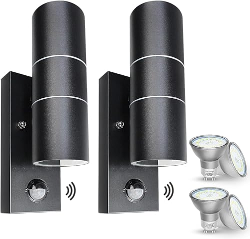 Applique Exterieur Detecteur de Mouvement IP44 Étanche 500lm Blanc Chaud