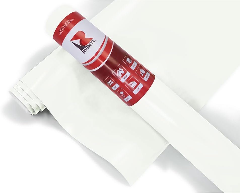 3M 2080 Series S10 Satin White - 5ft x 6ft - 30sq ft - Dual Cast Car Wrap Vinyl Film and Controltac Air Release Adhesives - Bubble Free Sheet Roll for Vehicles, Rims and Signs
