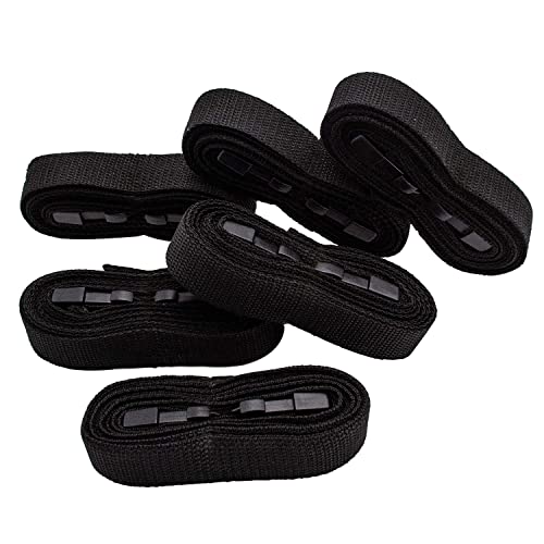 iCover Tiras de amarração ajustáveis para cobertura de barco, 381 cm de comprimento x 2,5 cm de larg
