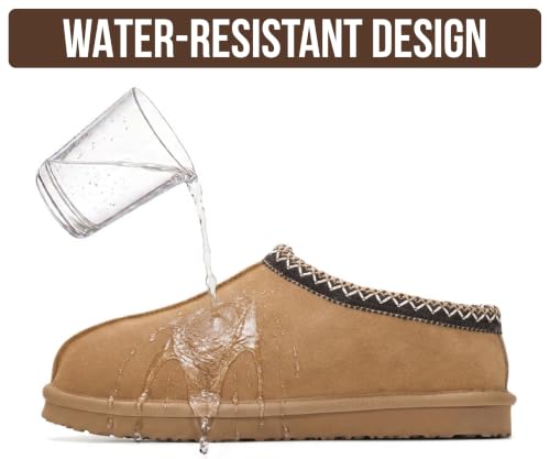 Image of Project Cloud Mens Slippers Genuine Leather Australian Shearling Slippers