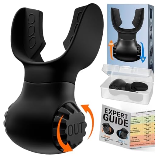 Lung Trainer - Dual-Resistance Breathing Exerciser - High-Quality Silicone - Workout Program Included - Portable