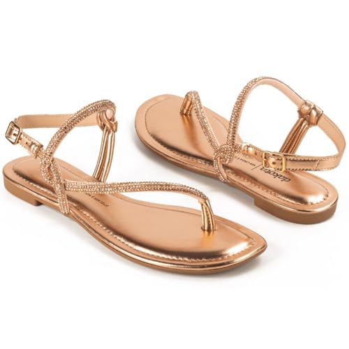 Sandália Dakota Y6161 Baixa Fivela Brilho Leve Rasteirinha Feminino