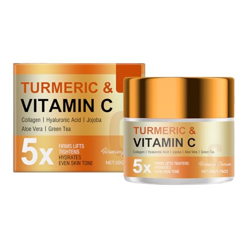 Crema de referencia Vita-Min C, bálsamo facial hidratante, humectante de la cara nocturna, alivia la piel sensible, la aplicación ligera, 5.7x4.4cm, para el cuidado del cuerpo de los viajes nocturnos.
