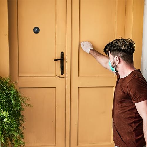 Mirilla para puerta Uonlytech con lente gran angular para seguridad en el hogar, diseño óptico para mejor visibilidad miniatura 2