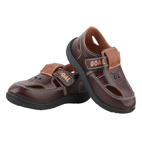 Image of Goal-1 Sandals Casual Fisherman Adjustable Sporty Summer Closed Comfortable Toe Sandals with Premium PU Padding For unisex kids-pack of 1(18 Months-4.5 Years)