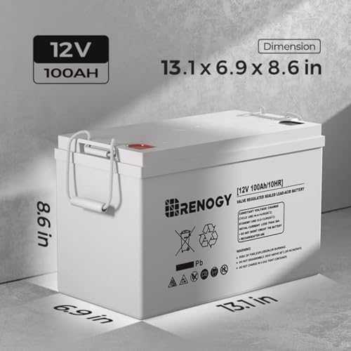 Renogy 12V 100Ah AGM Battery