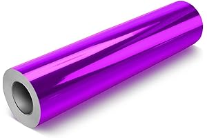 VViViD Chrome Purple Gloss Permanent Adhesive Vinyl Roll