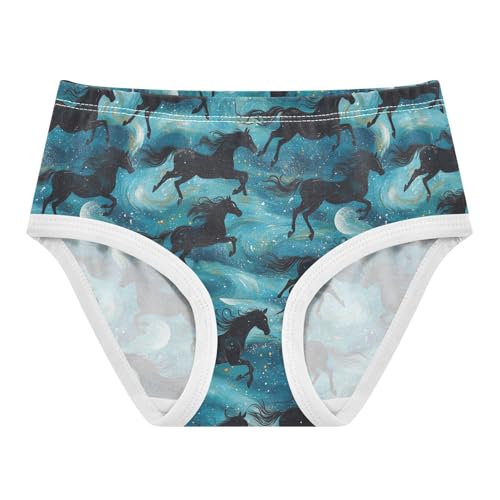 Girls Underwear Soft Cotton Horse Kids Panties in Sizes 2/3t, 4t, 5t, 6 and 8