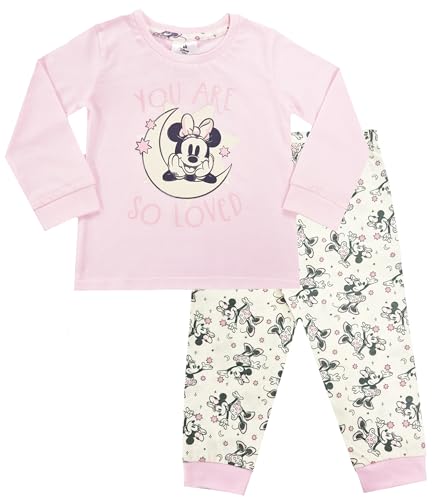 Disney Baby Girls Minnie Mouse Pyjamas Loved Nightwear PJs (Minnie Mouse - Loved, 9-12 Months) Disney Baby Girls Minnie Mouse Pyjamas Loved Nightwear PJs (Minnie Mouse - Loved, 9-12 Months)