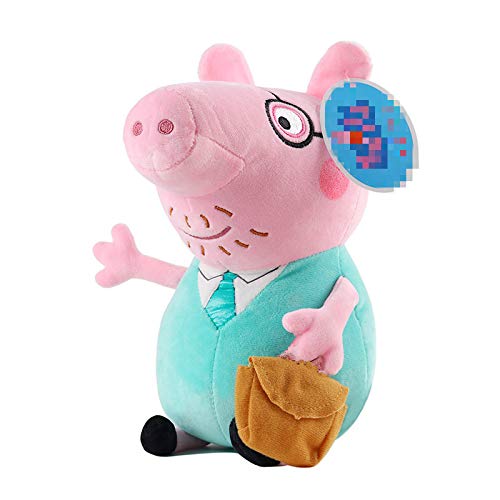 siqiwl Peluche 30 Cm Nouveau Peppa Pig Petit George Papa Maman Famille Amis Su Shi Danny Mode Dessin Animé Poupée en Peluche Jouet Enfant Anniversaire Cadeau De Noël