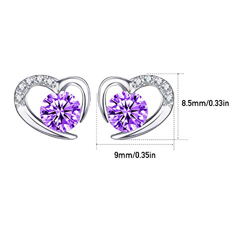 Pendientes de corazón de plata 925 hipoalergénicos para evitar alergias con total elegancia 6