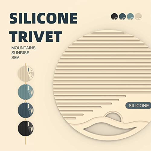 Cosamtec Silicone Trivets For Hot Dishes Heat Resistant Trivets For Hot Pots & Pans Multipurpose & Versatile Hot Pads For Kitchen & Countertop Table Coasters Set Of 2 #TOP1
