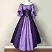 Reooly Mujeres Deshuesado Corsé Gótico Halloween Vestido Clubwear Fiesta Traje Vestidos Invierno...