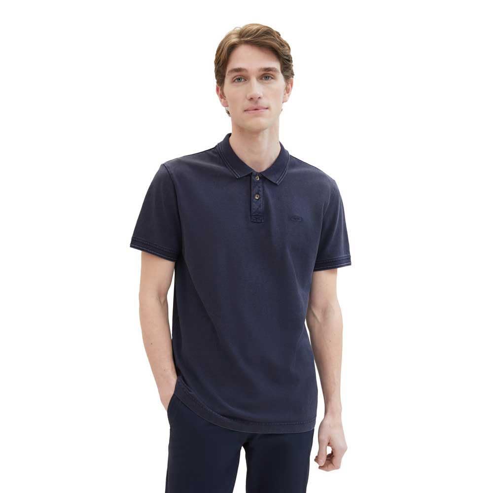 TOM TAILOR Men's Polo Shirt, 10668 - Sky Captain Blue, L