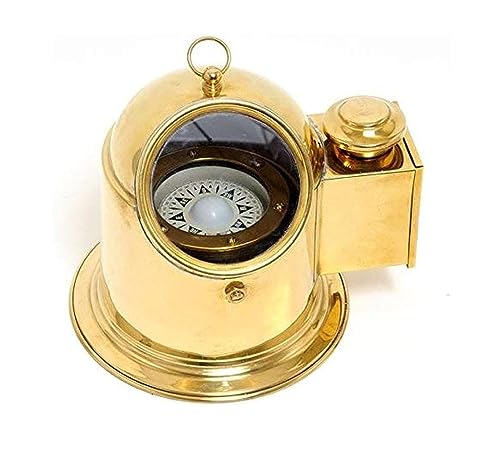Brújula Binnacle NauticalMart de Latón Portátil miniatura 1