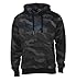 Produktbild ROCK-IT Apparel Kapuzenpullover Herren Camouflage Kapuzensweater Urban Streetstyle Hoodie mit Kapuze und Fleece-Innenseite Hoody S-5XL RI1053 Dark Camo 4XL