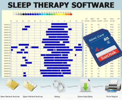 SD Card and Sleep Therapy Software Interface