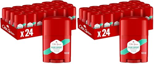 Old Spice Antiperspirant Deodorant For Men,High Endurance,24/7 Sweat Defense & Odor Protection,24/7 Freshness & Lasting Scent,Pure Sport Scent,0.5 oz,(Pack of 48) - image 1