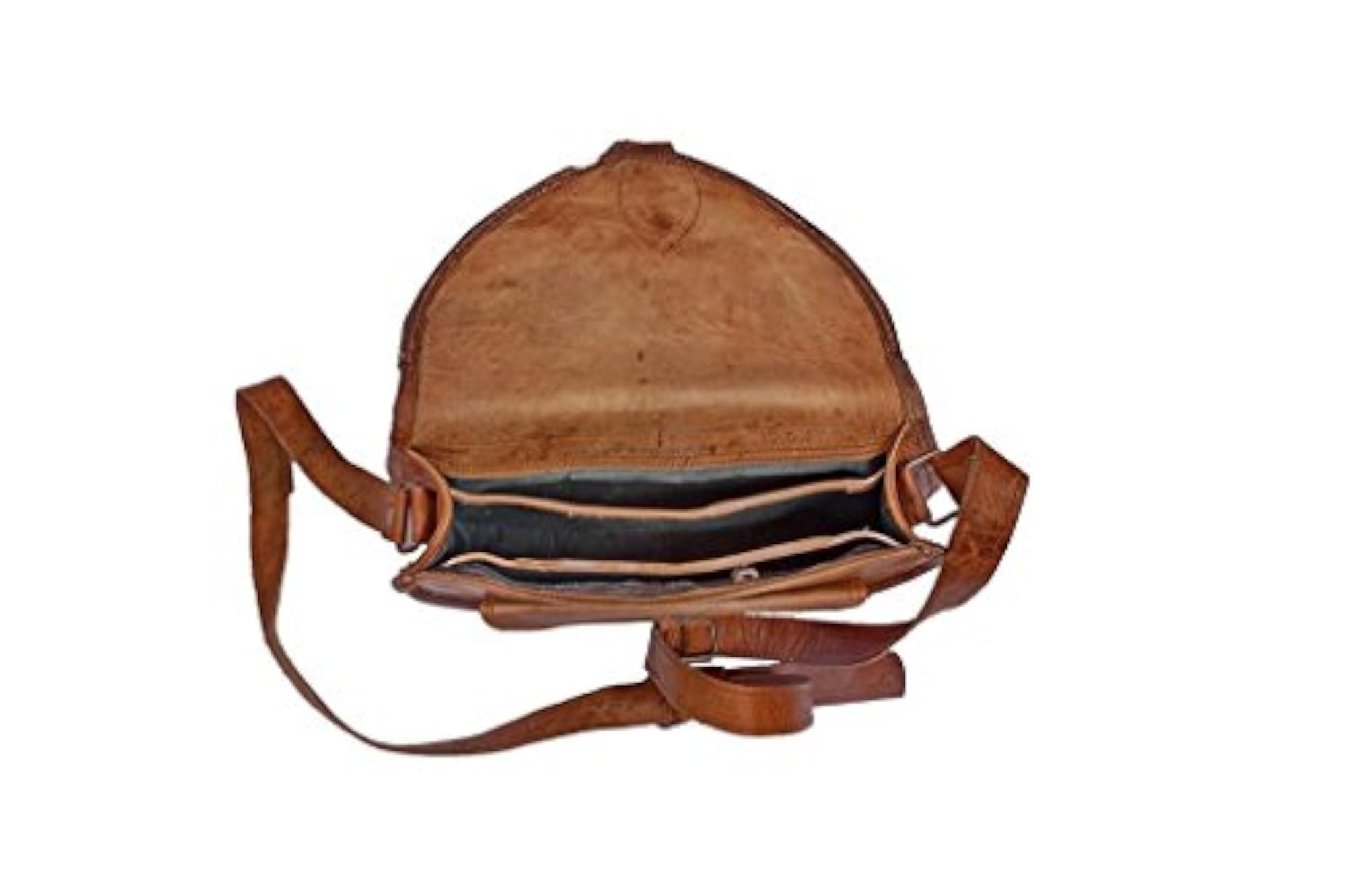 Original Leather Vintage Vertical Sling Laptop Bag