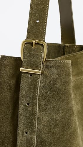 Image of Madewell Women's The Essential Bucket Tote in Suede