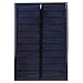 Jenngaoo Mini Panel de células solares de 1,8 W 5,5 v, módulo de Panel de células solares pequeñas, laminados solares para Mascotas, Panel Solar portátil para Juguetes Ligeros, Cargador 123x83mm